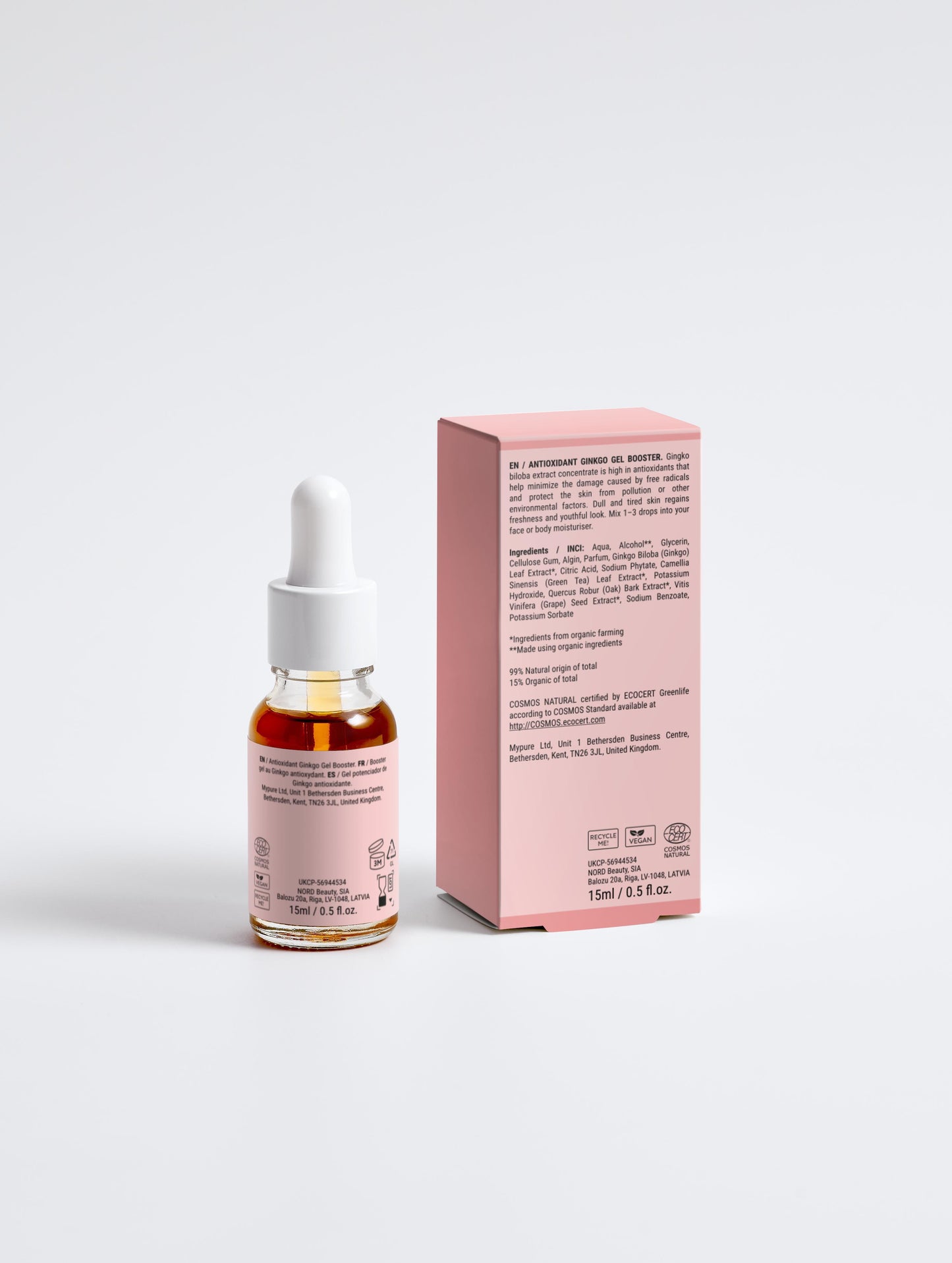 Antioxidant Ginkgo Gel Booster (15ml)