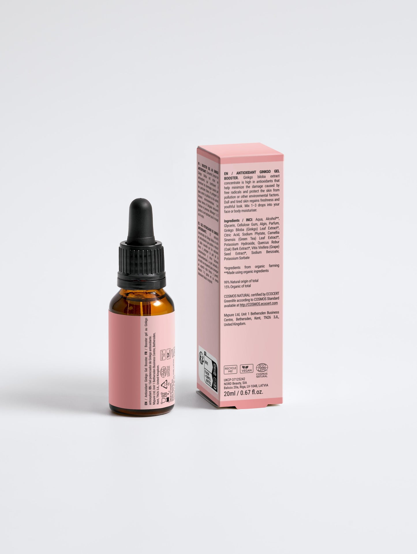 Antioxidant Ginkgo Gel Booster (20ml)