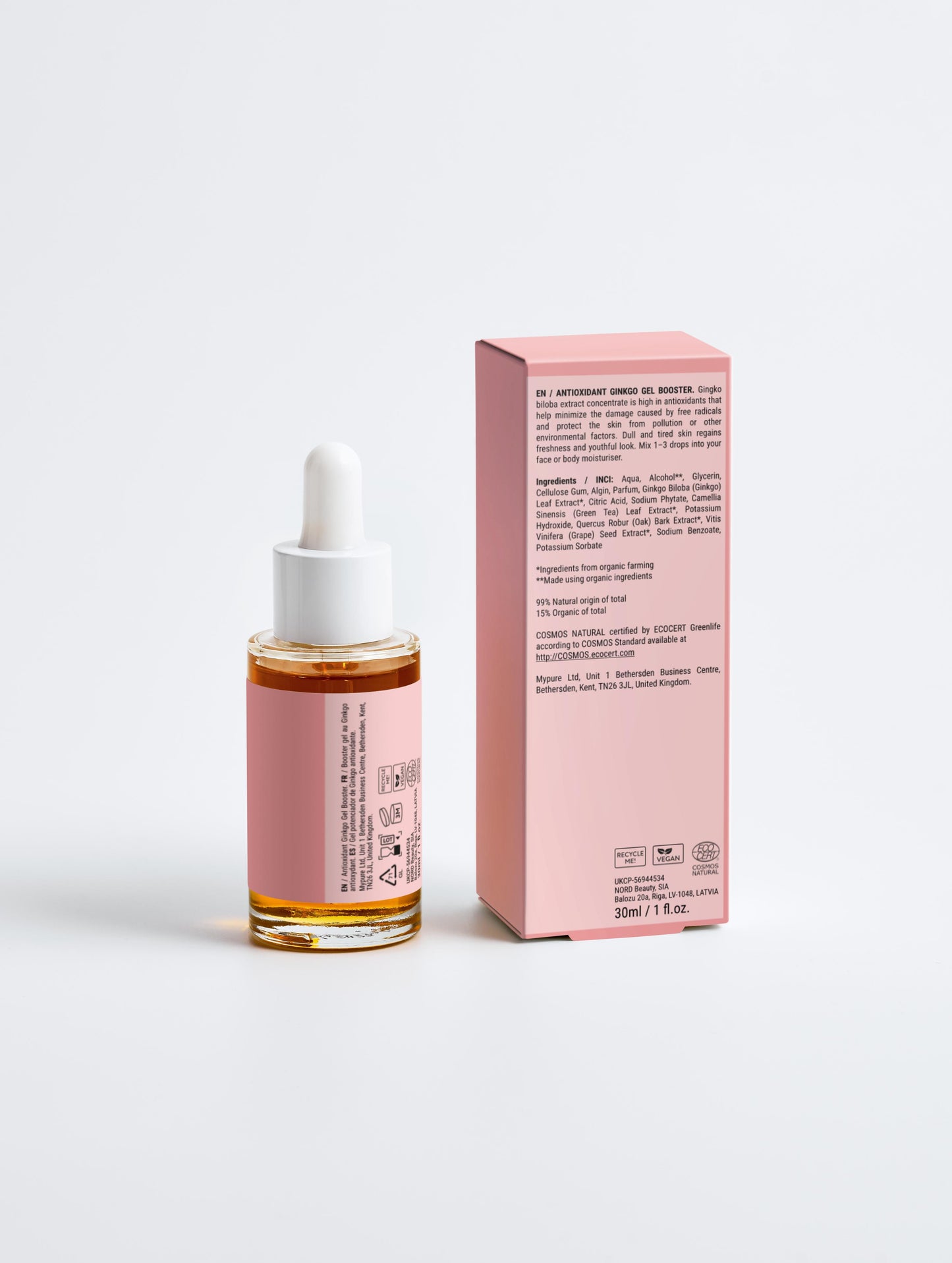 Antioxidant Ginkgo Gel Booster (30ml)